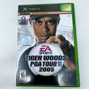Tiger Woods PGA Tour 2005 Microsoft Xbox CIB TESTED VTG GOLF Original